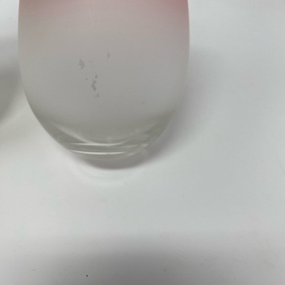 Set of 4 Frosted Color Stemless Wine Glasses - Picture 7 of 7